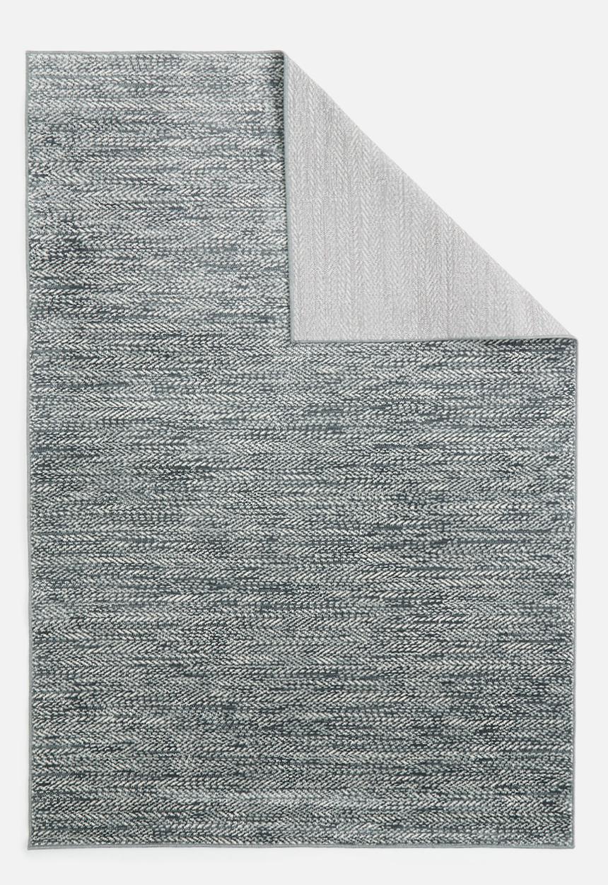 Sixth Floor - Batik rug - dark grey/white flecked
