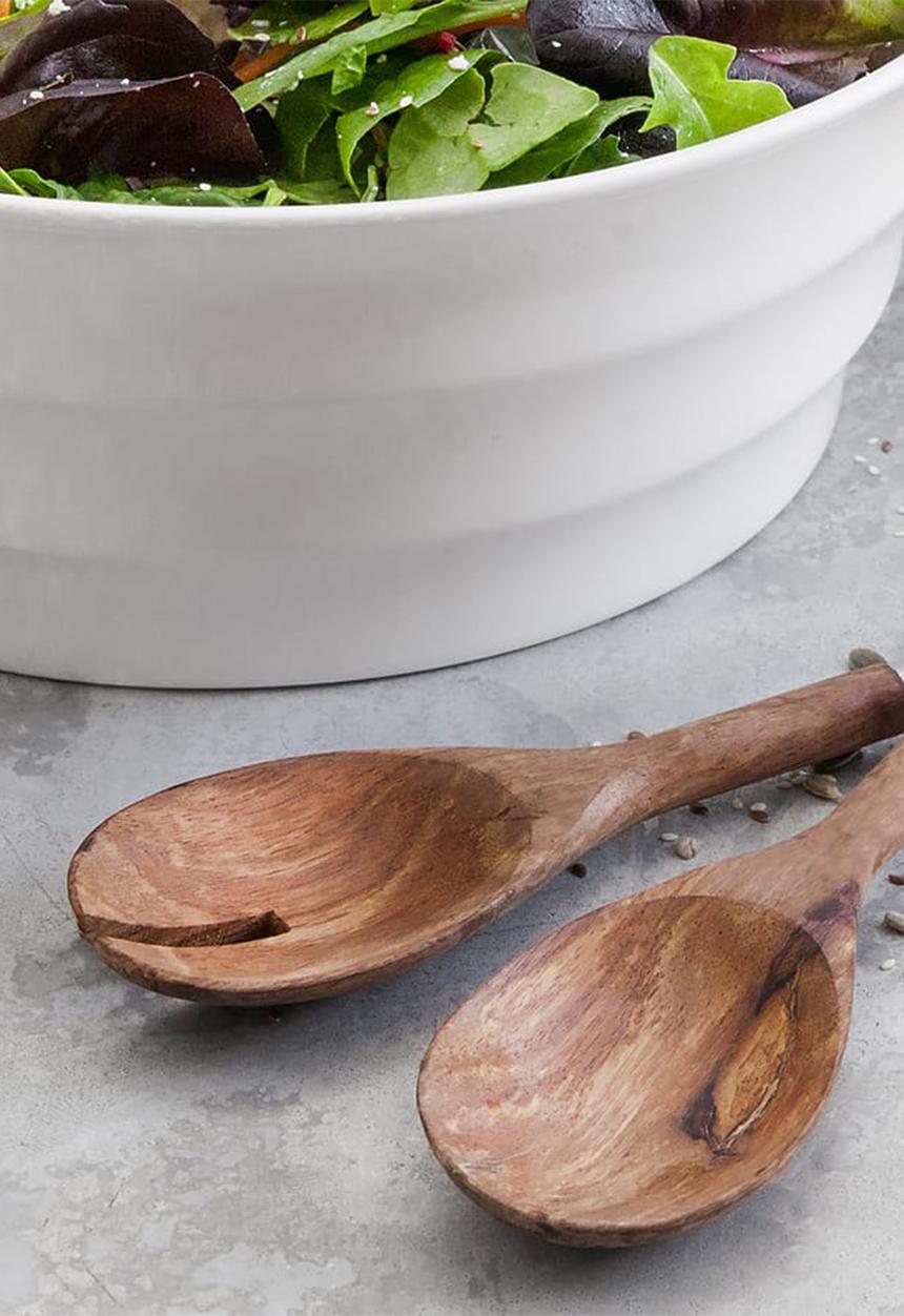 Humble & Mash - Walnut salad servers