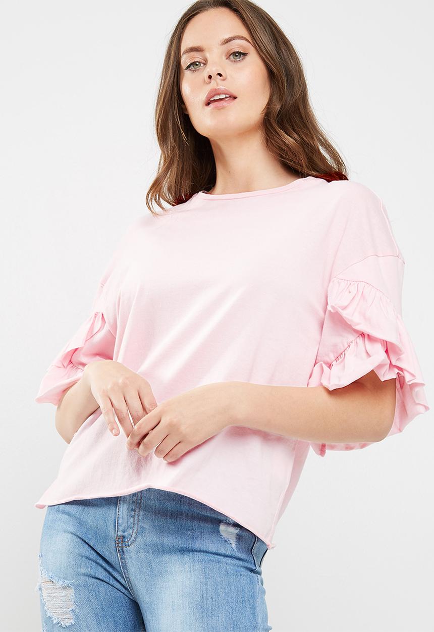 dailyfriday - Ruffle sleeve tee