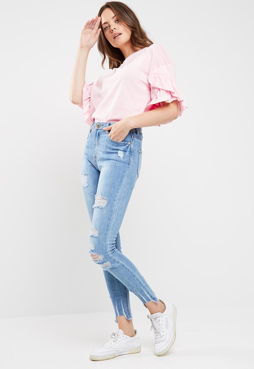 dailyfriday - Ruffle sleeve tee