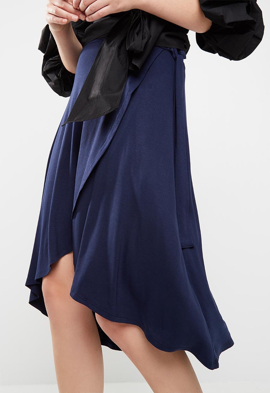 dailyfriday - Wrap front high low skirt