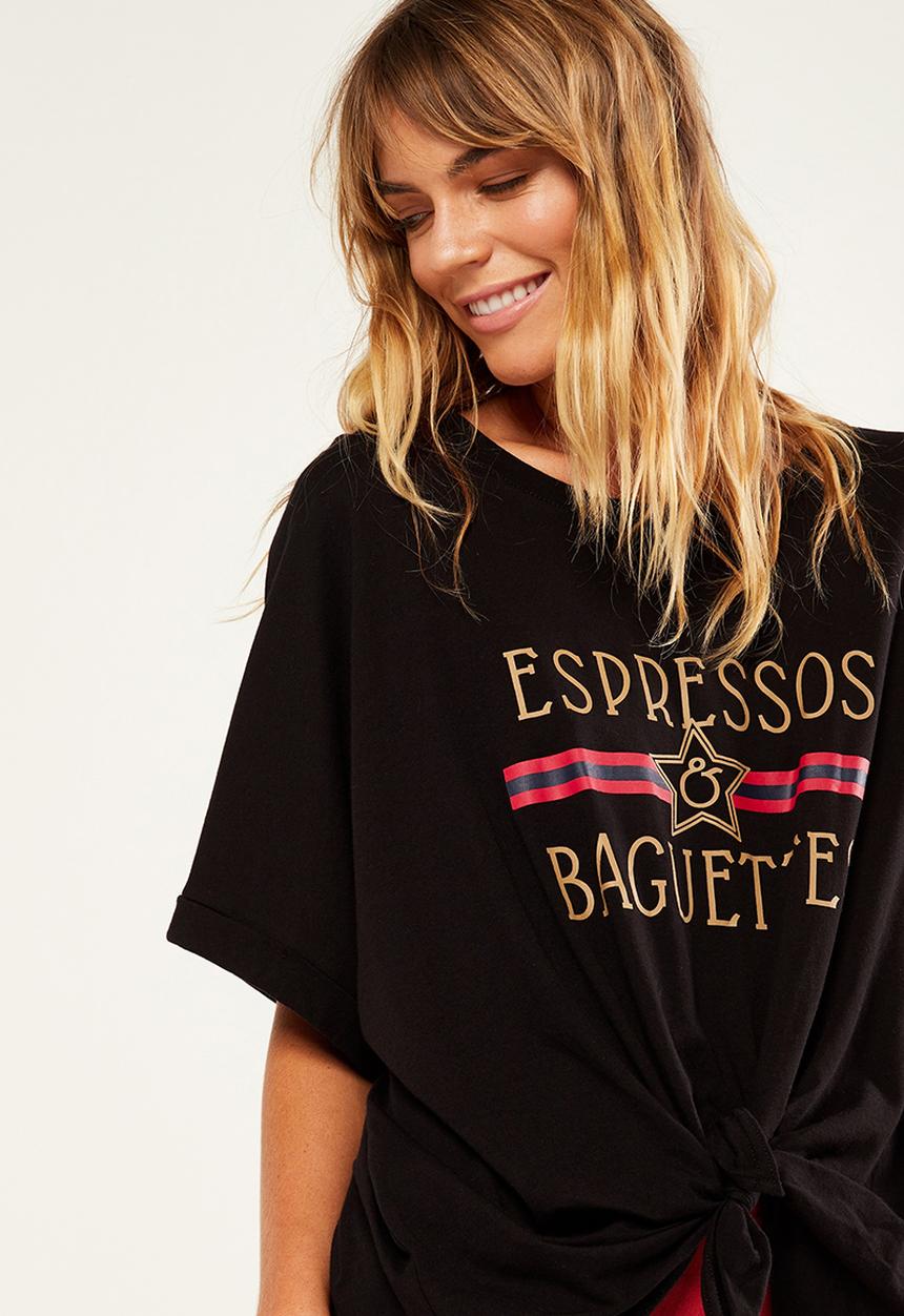 Cotton On - Tbar knot front graphic tee