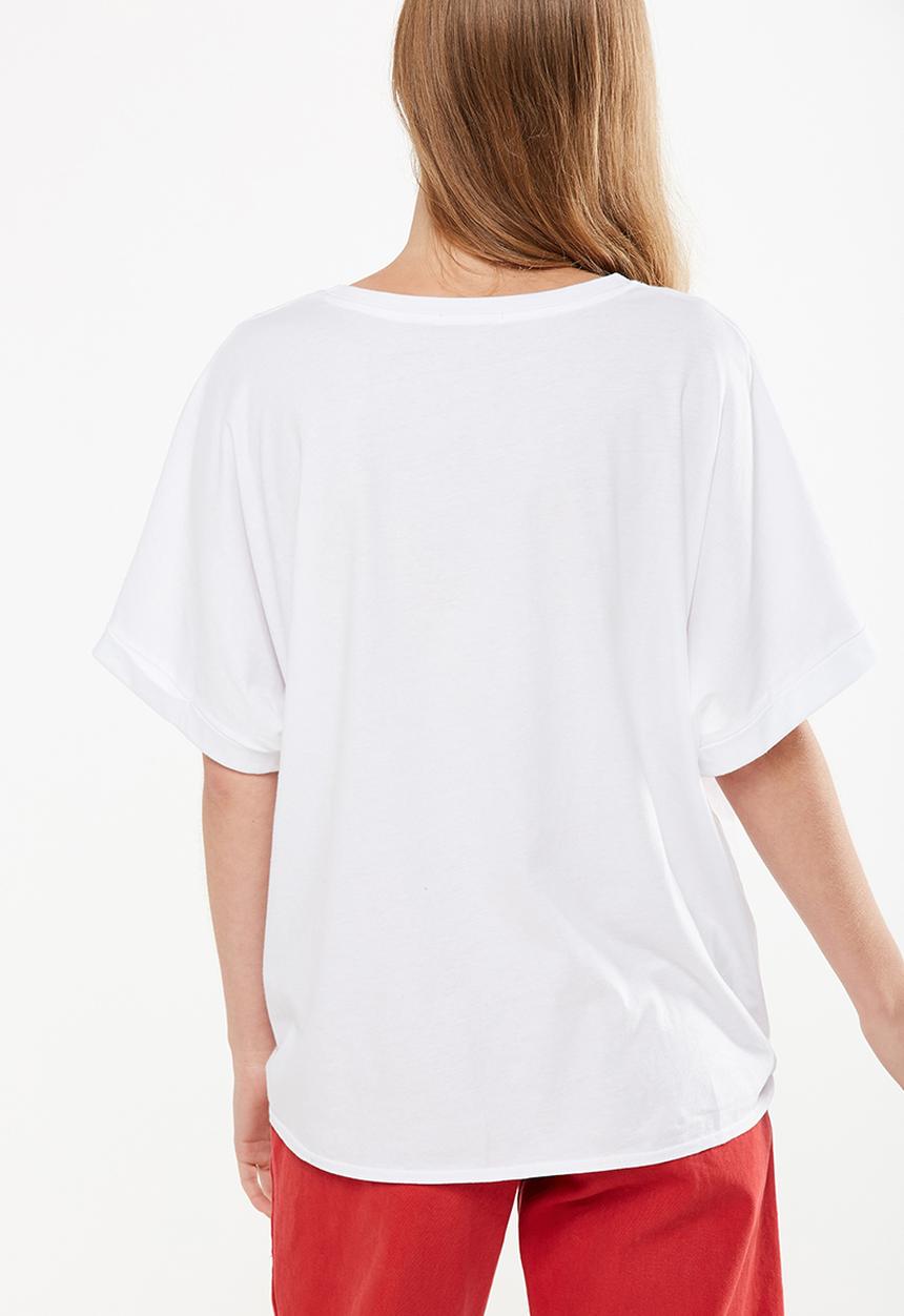 Cotton On - Tbar knot front graphic tee