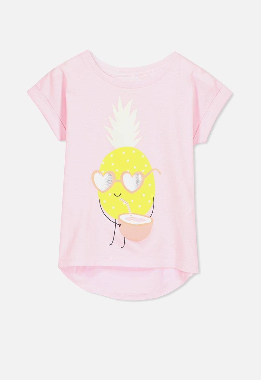 Cotton On - Kids penelope short sleeve roll up tee