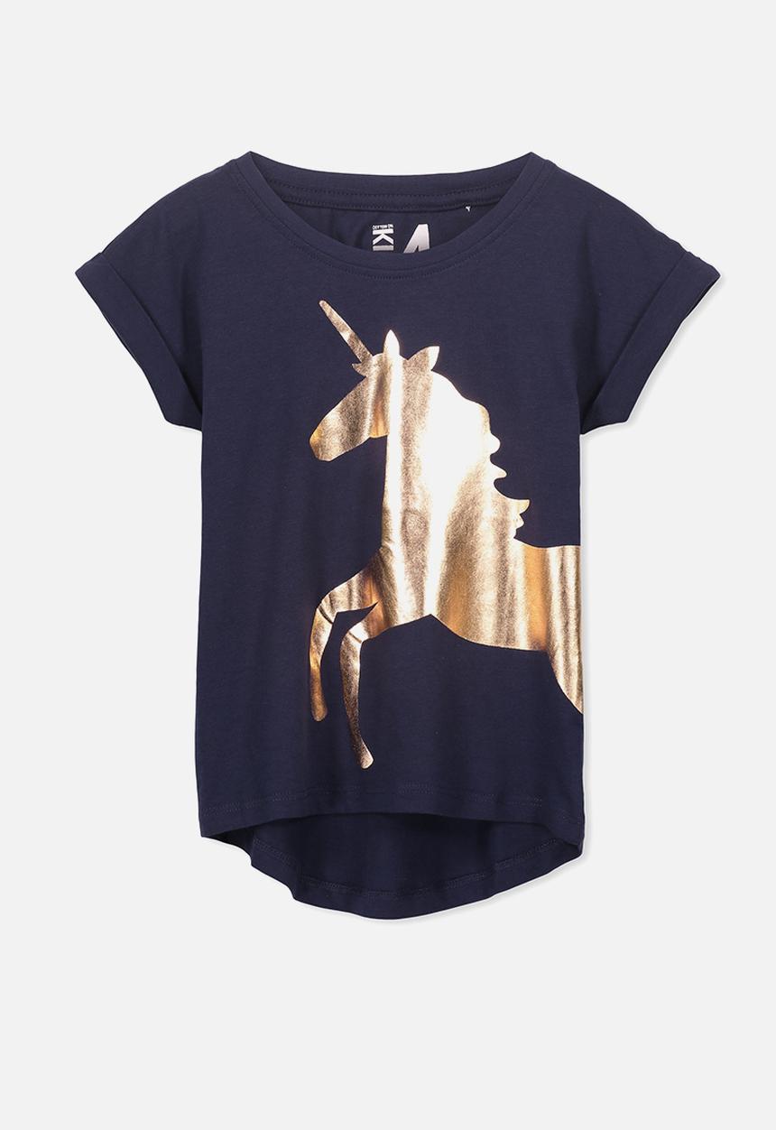 Cotton On - Kids penelope short sleeve roll up tee