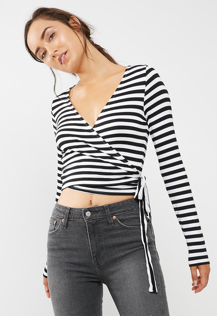 Cotton On - Monique wrap long sleeve top