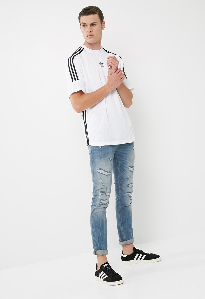 adidas Originals - 3 stripe jersey tee