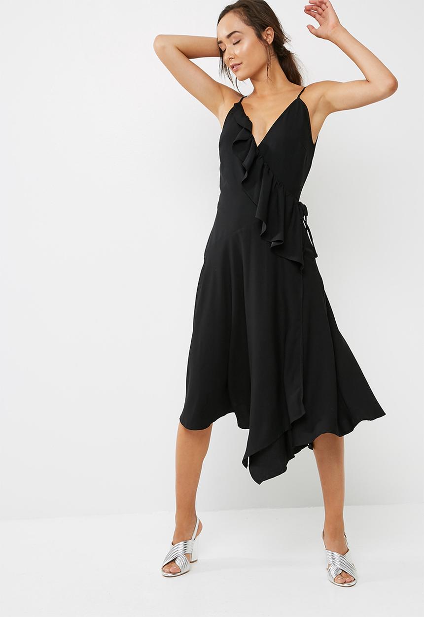 dailyfriday - Hanky hem midi wrap dress
