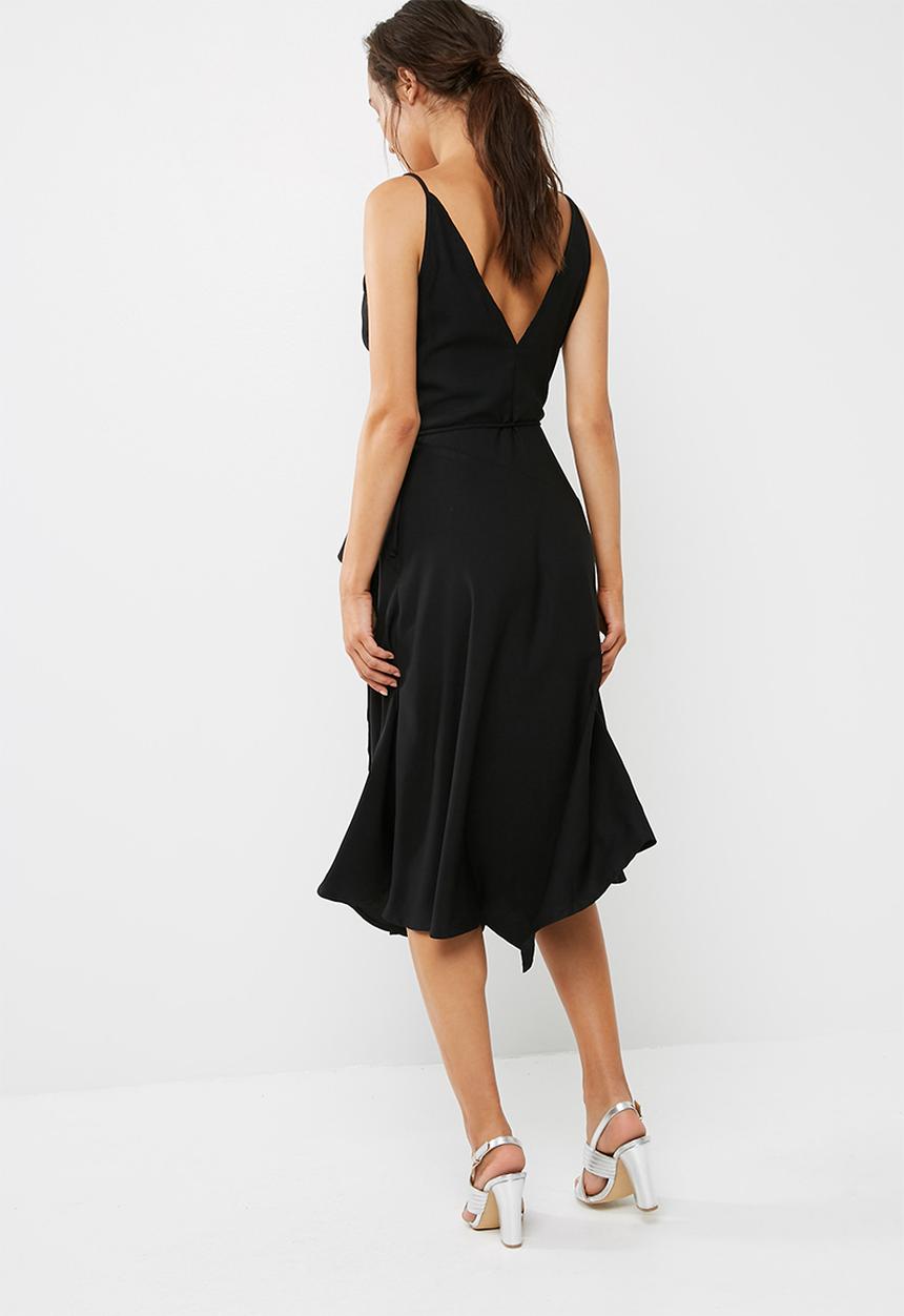 dailyfriday - Hanky hem midi wrap dress