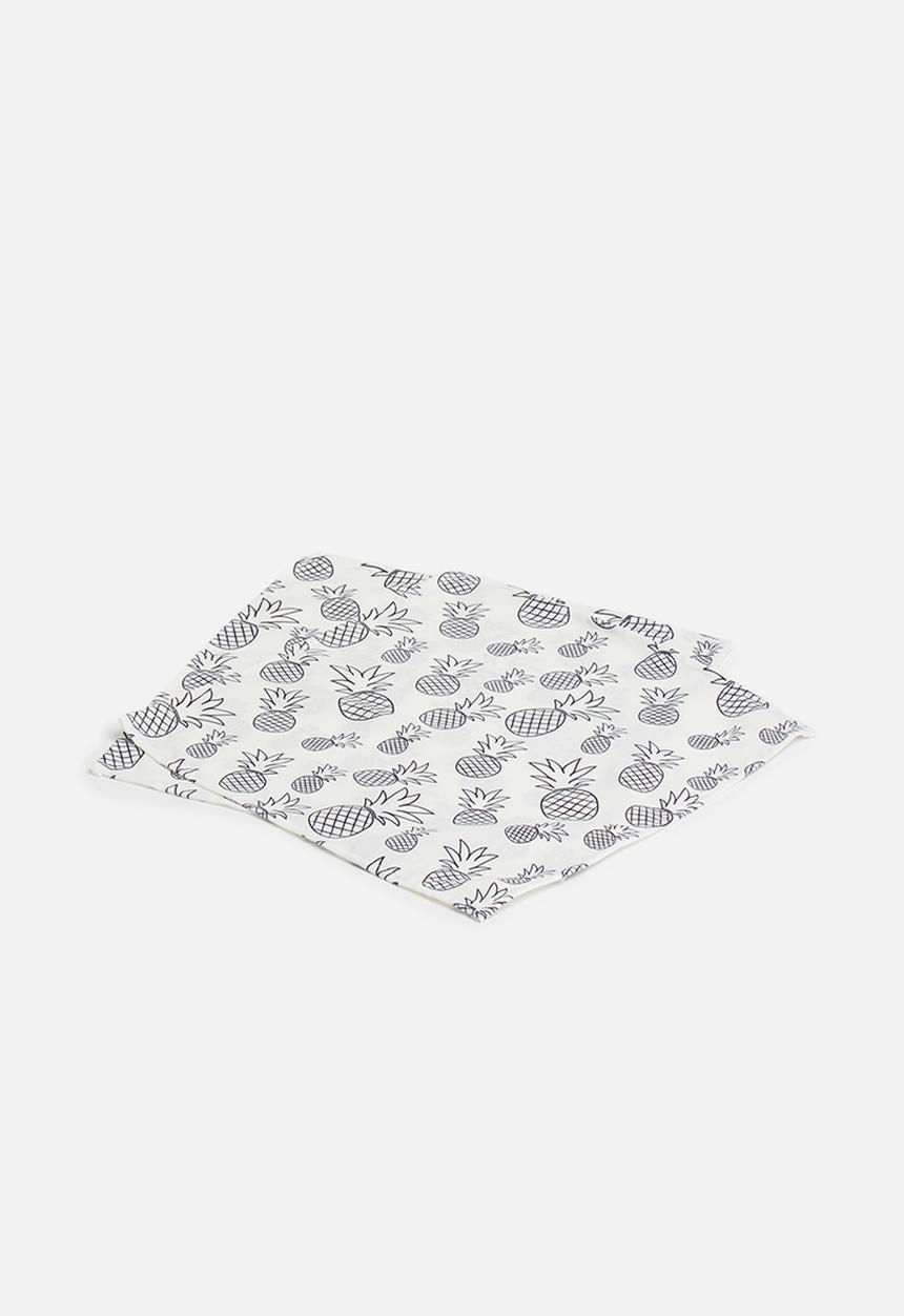 Sixth Floor - Pineapple napkin set of 2