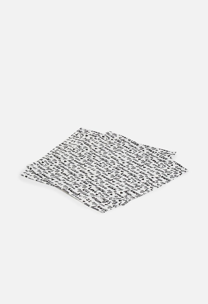 Sixth Floor - Sweet hugs napkin set of 2