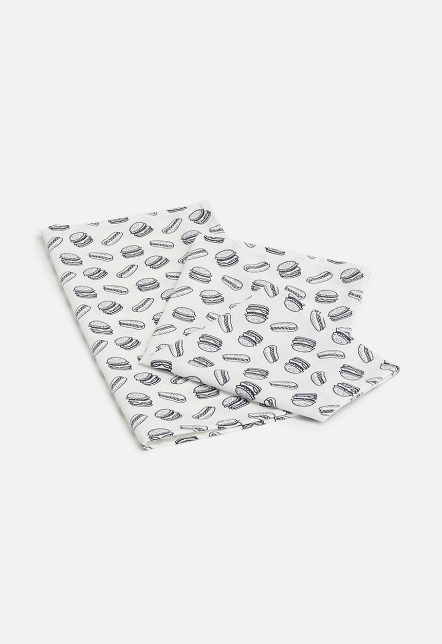 Sixth Floor - Hot dog napkin set of 2