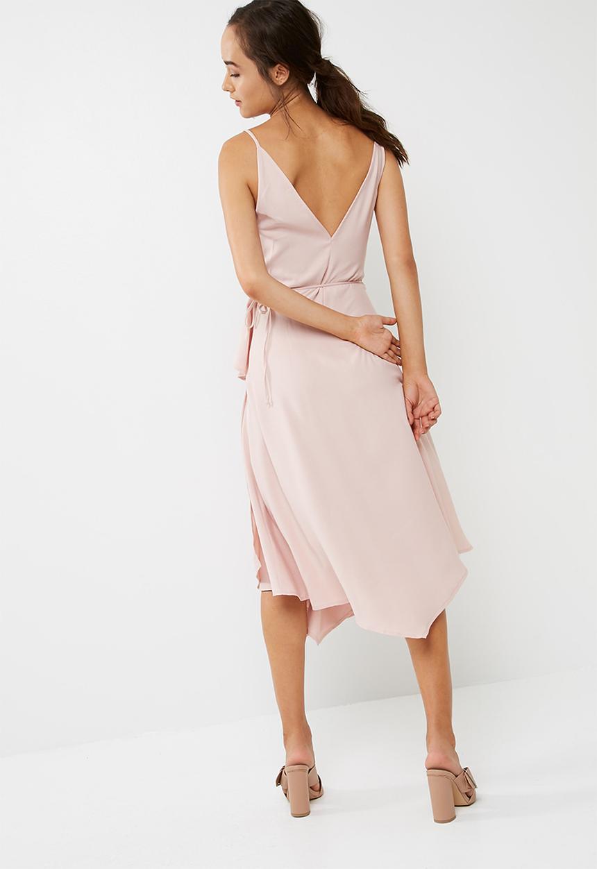 dailyfriday - Hanky hem midi wrap dress