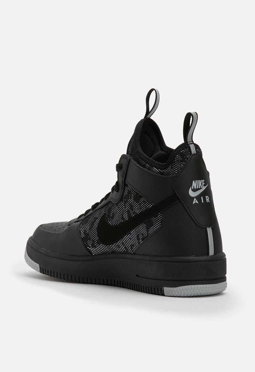 nike liteforce mid black sneakers