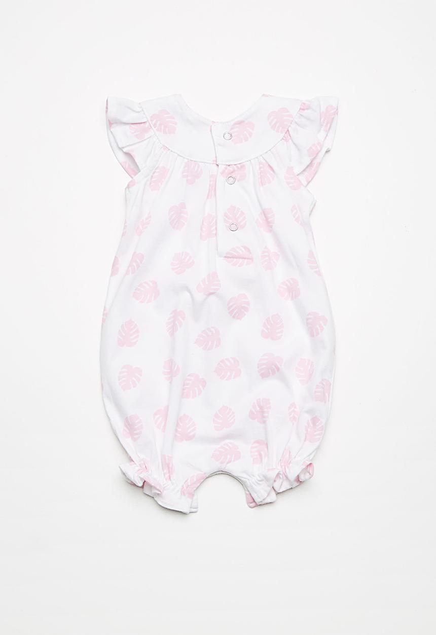 Kapas - Frilly romper - white