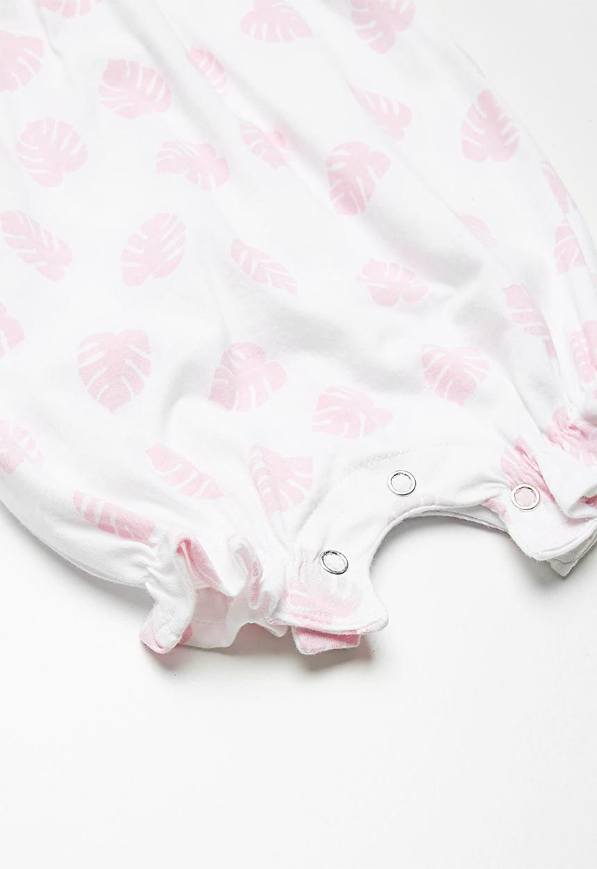 Kapas - Frilly romper - white