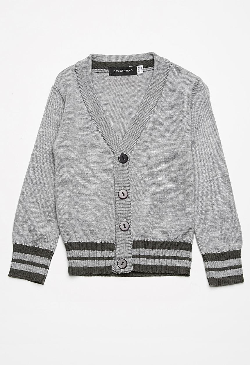 basicthread - Tipped classic cardigan