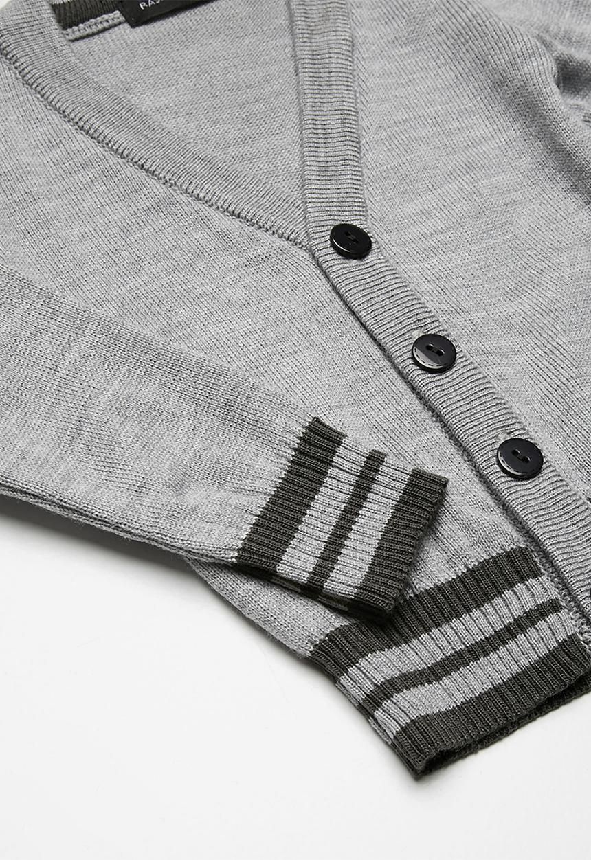 basicthread - Tipped classic cardigan