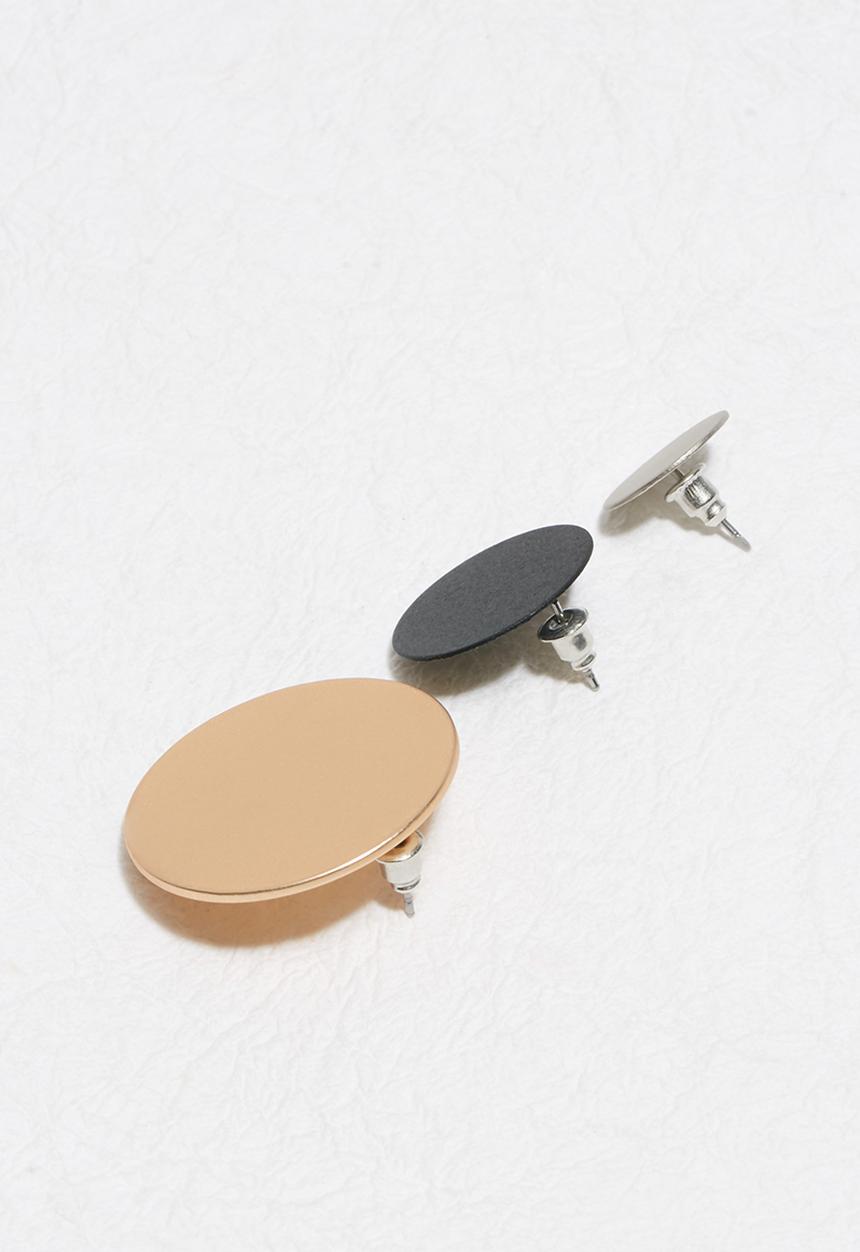 dailyfriday - Brushed 3pk flat studs
