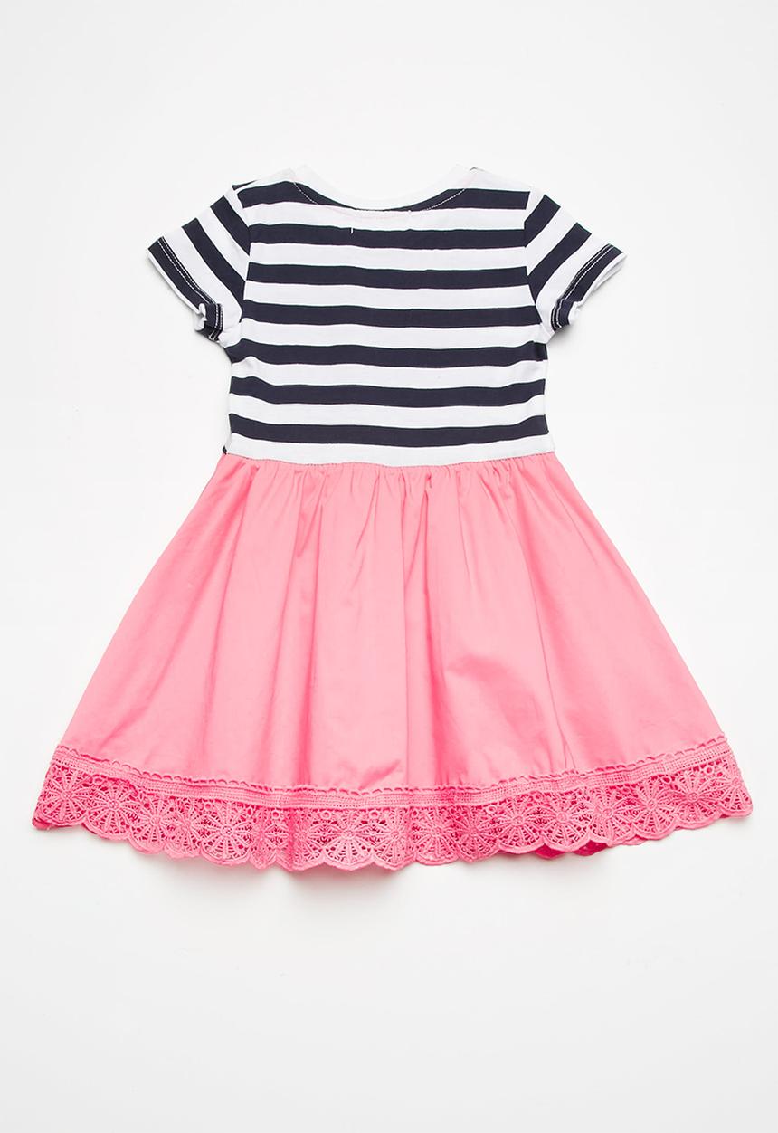 MINOTI - Mixed fabric dress