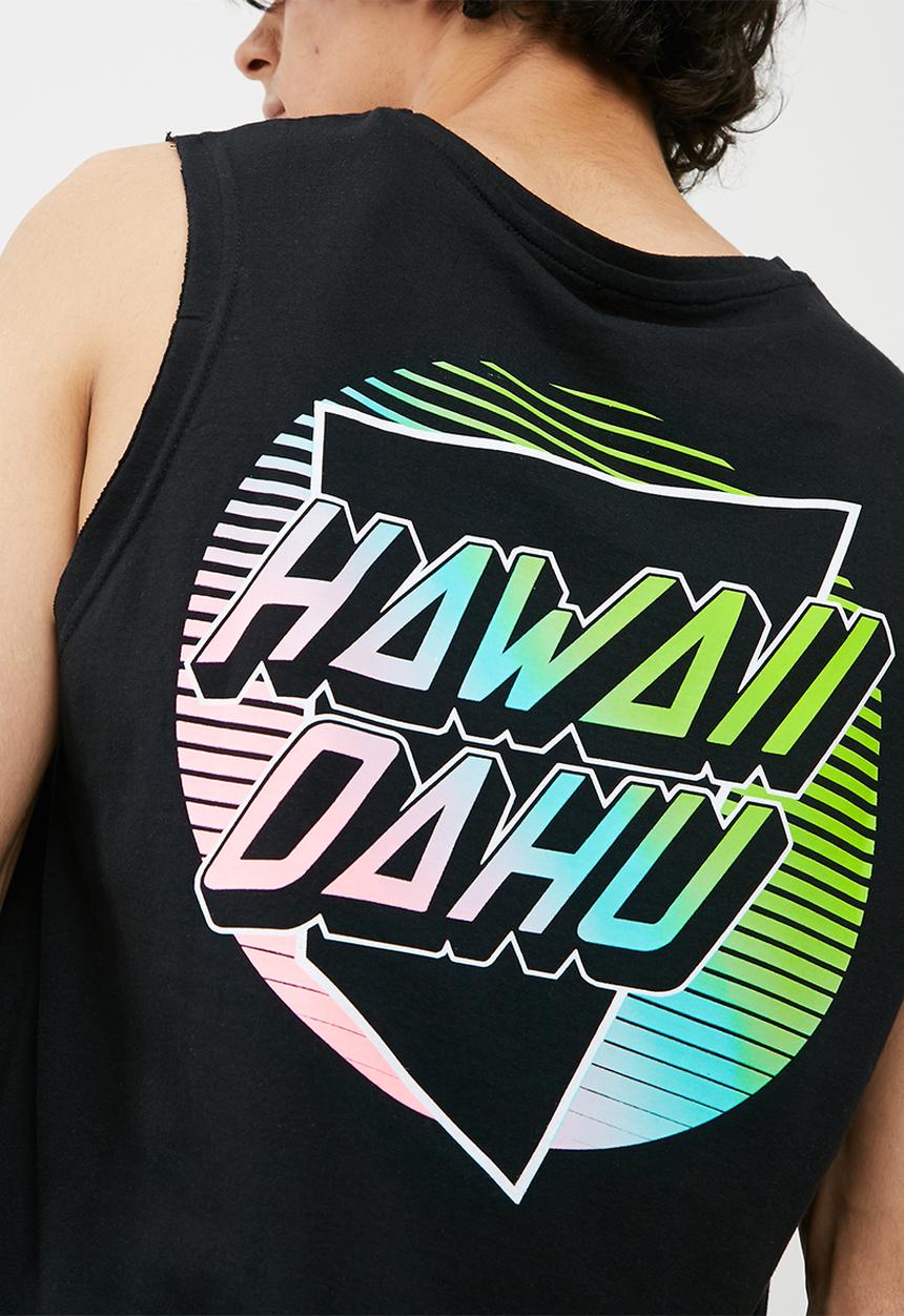 basicthread - Cut sleeve graphic tank