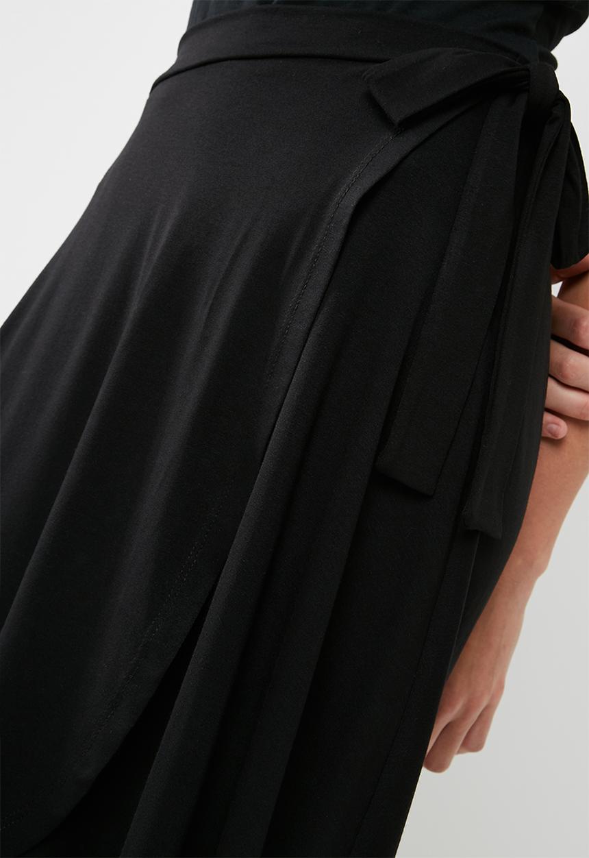 dailyfriday - Wrap front high low skirt