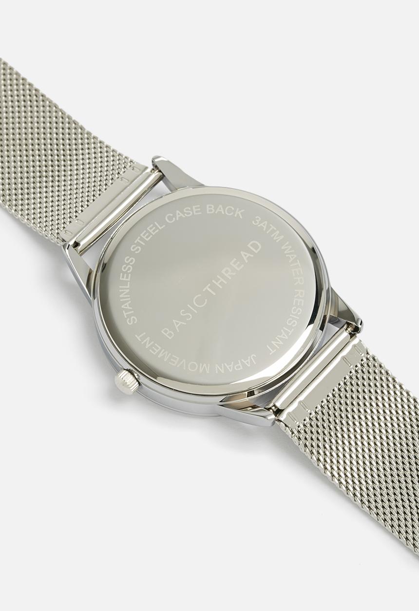 basicthread - Neil mesh strap watch