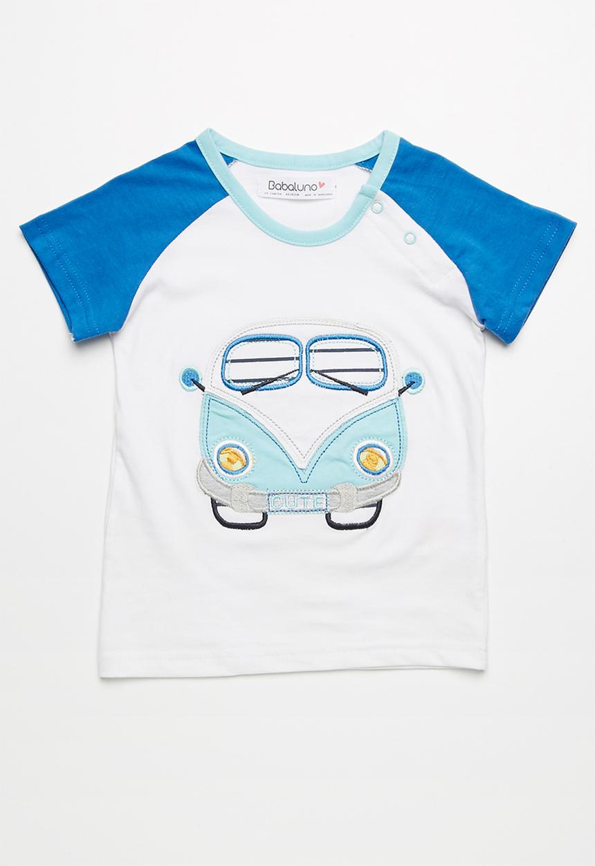 Babaluno - Hippy bus t-shirt and shorts set