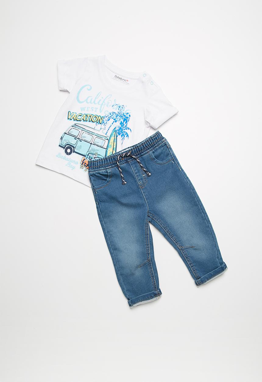 Babaluno - Cali t-shirt and jeans set