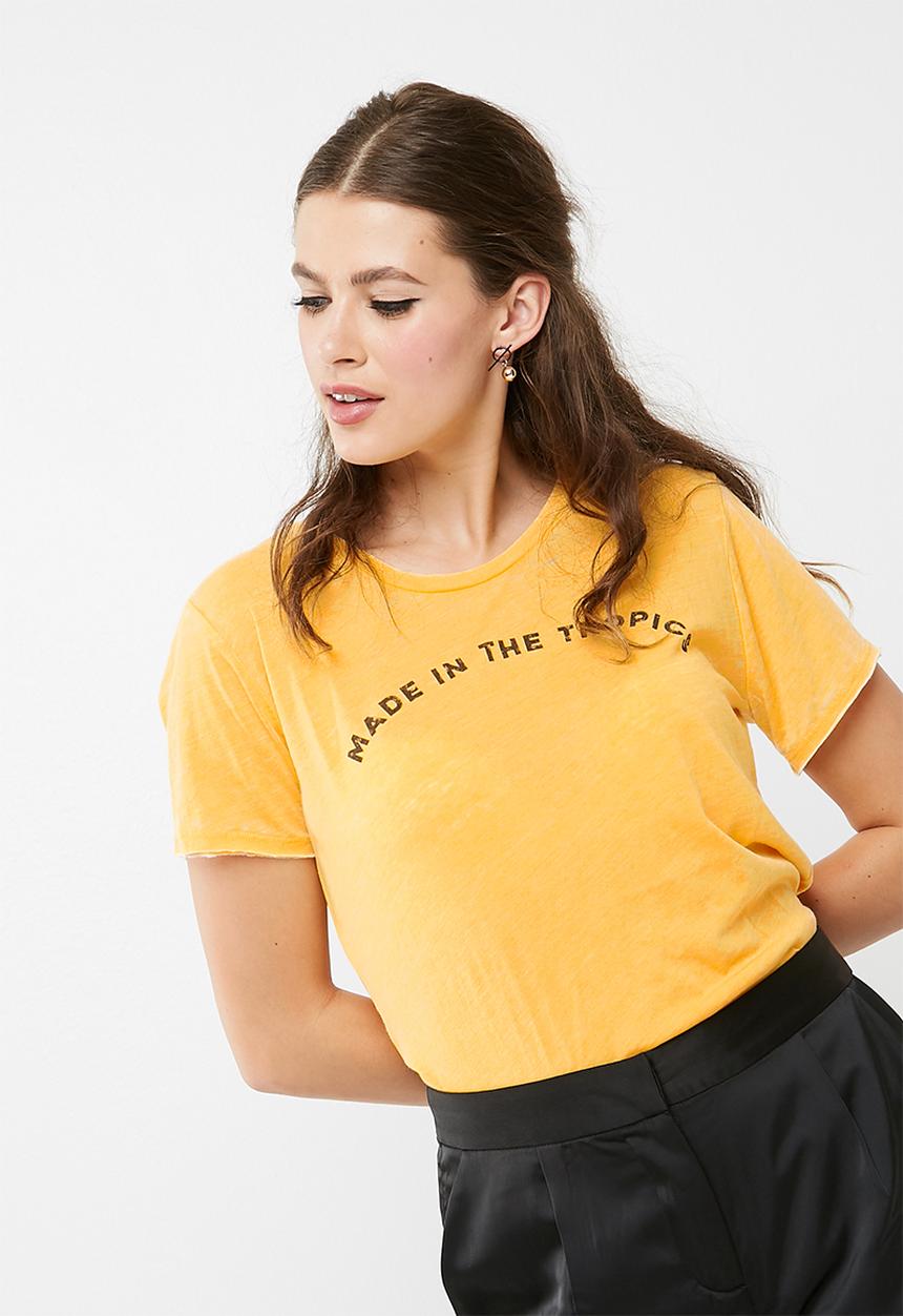 GUESS - Tropics made burnout tee
