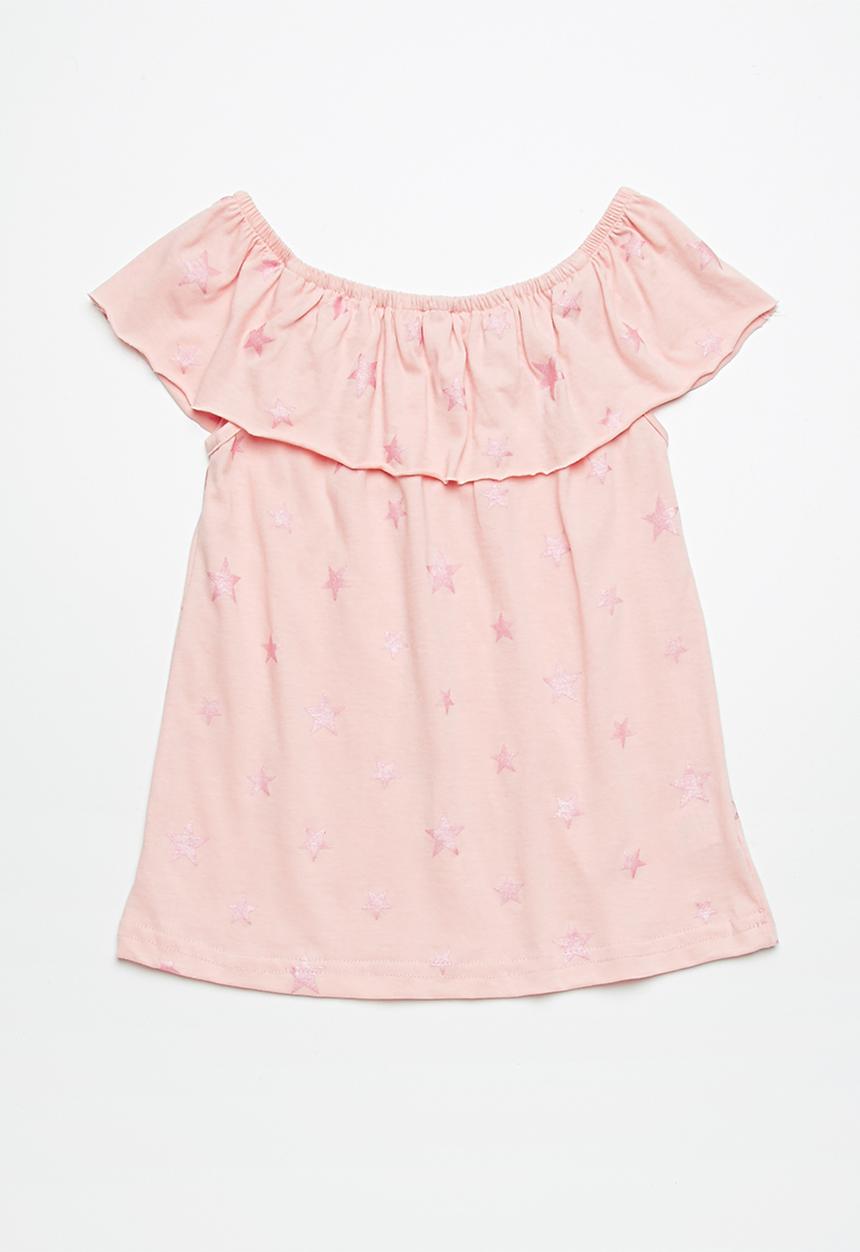 dailyfriday - Bardot ruffle top