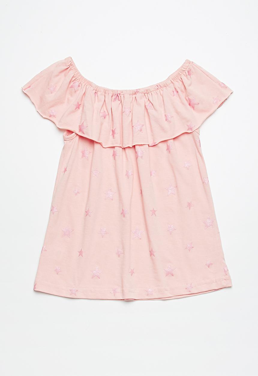 dailyfriday - Bardot ruffle top