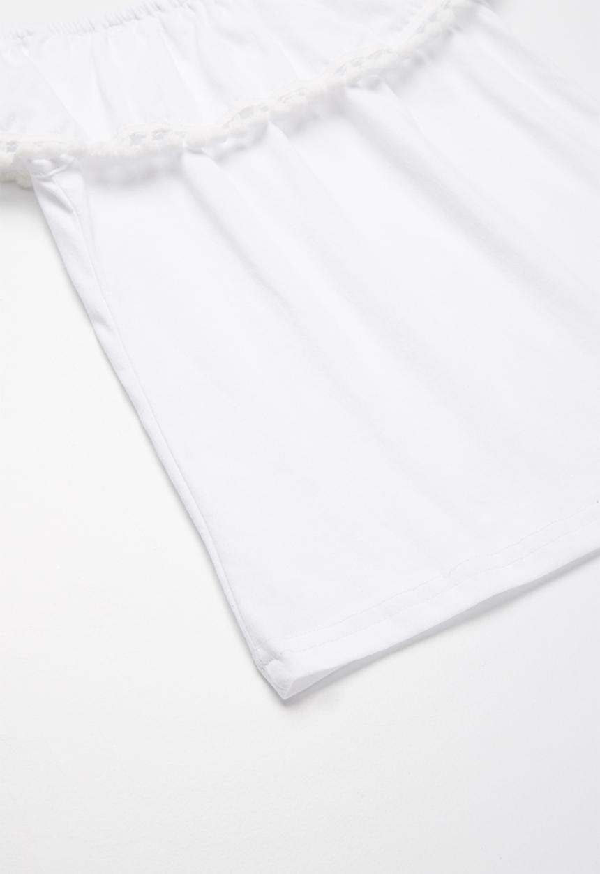 dailyfriday - Bardot ruffle top