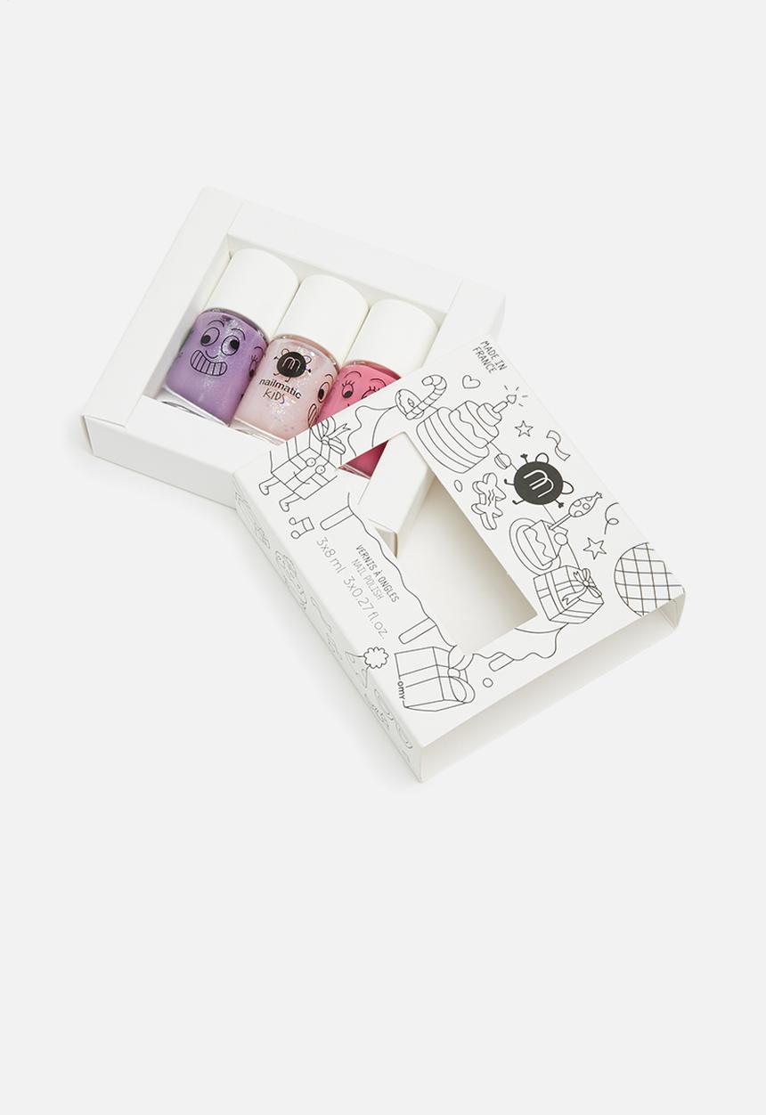 nailmatic - Kids Party 3 pack water based nail polish