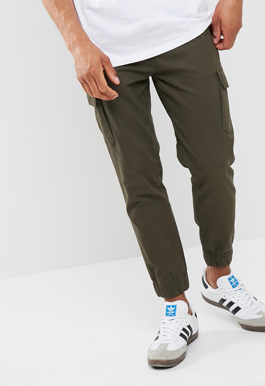 basicthread - Cuffed slim utility jogger