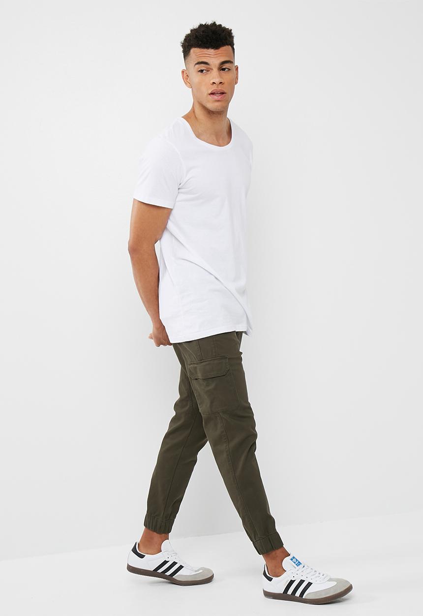 basicthread - Cuffed slim utility jogger