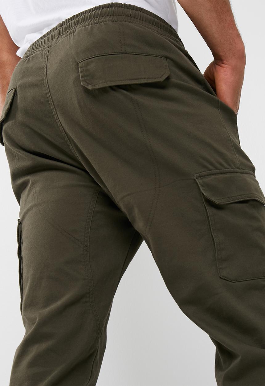 basicthread - Cuffed slim utility jogger