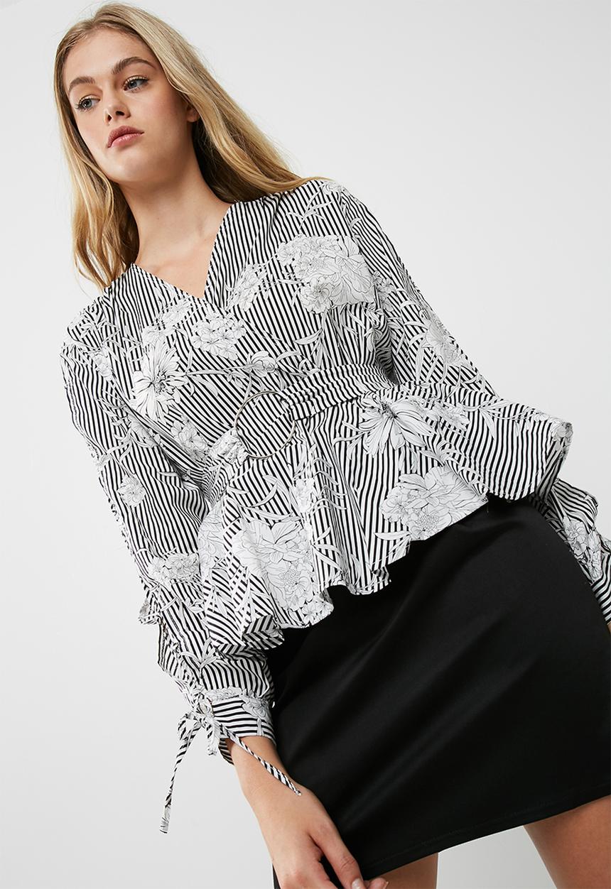 dailyfriday - Poplin blouse with ring detail