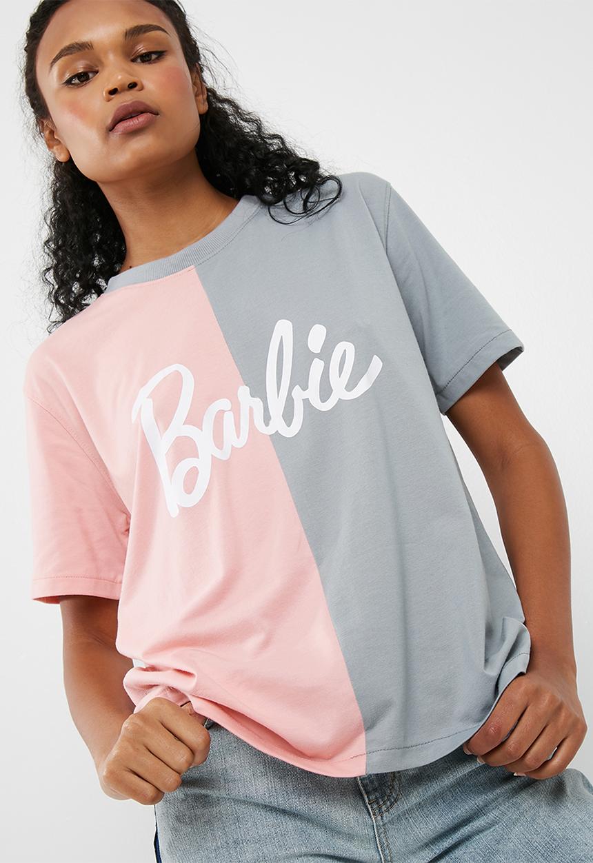 Missguided - Barbie x Missguided spliced 'barbie' tee