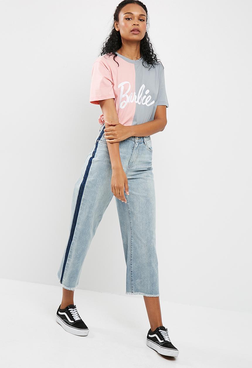 Missguided - Barbie x Missguided spliced 'barbie' tee
