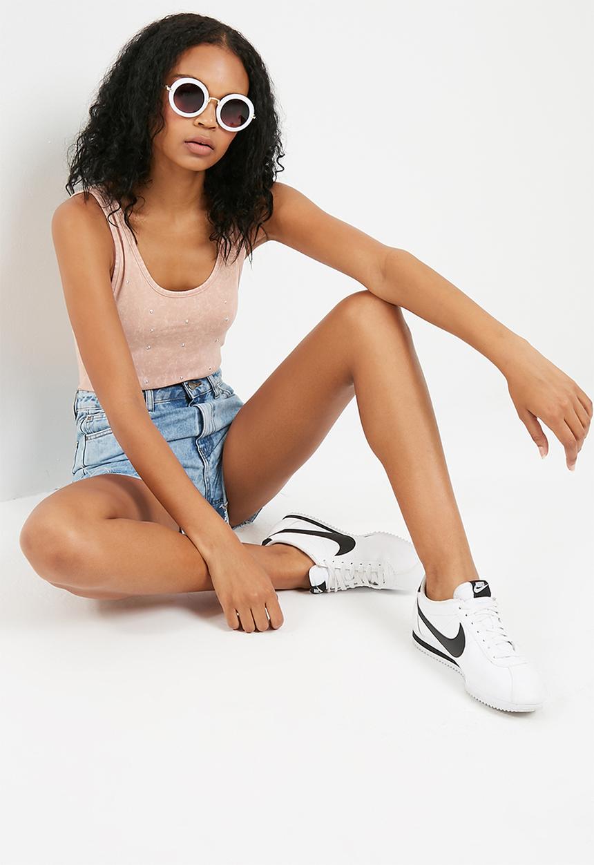 Missguided - Scoop neck studded bodysuit
