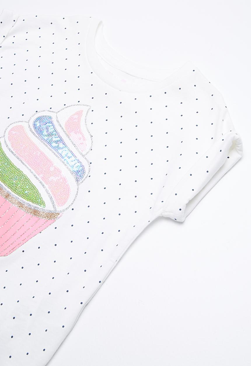 Cotton On - Kids anna ss stepped hem tee
