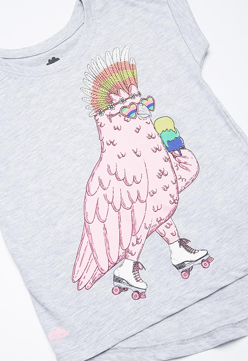 Cotton On - Penelope short sleeve tee - grey