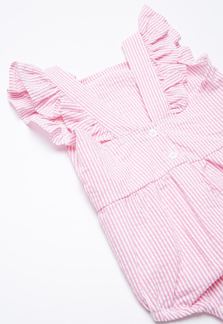 Cotton On - Baby brigitte bow tie playsuit