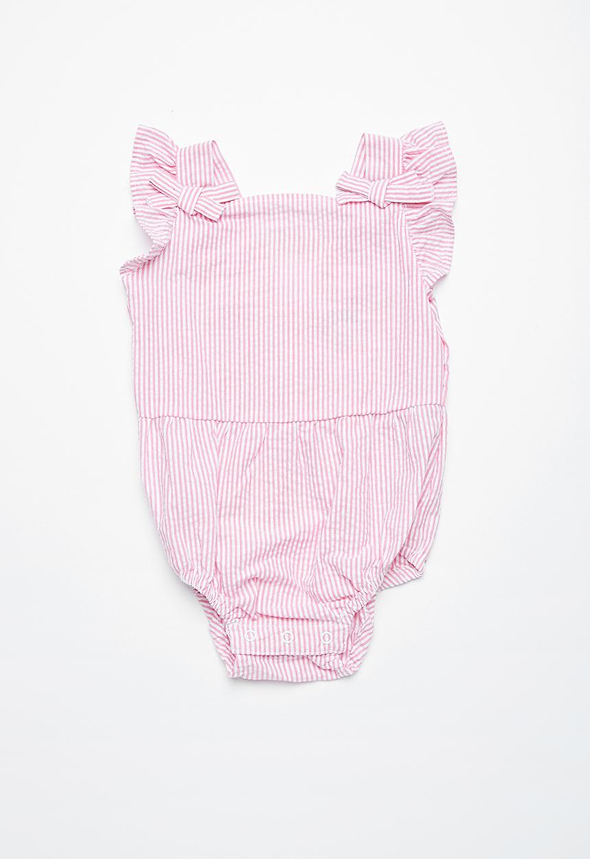 Cotton On - Baby brigitte bow tie playsuit