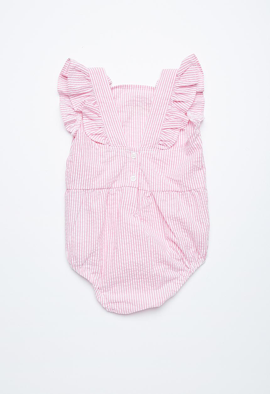 Cotton On - Baby brigitte bow tie playsuit