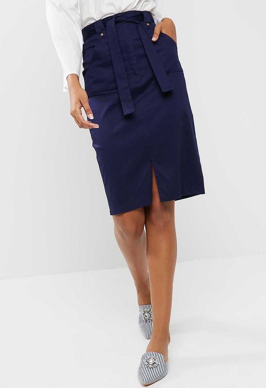 dailyfriday - Pencil skirt with belt 