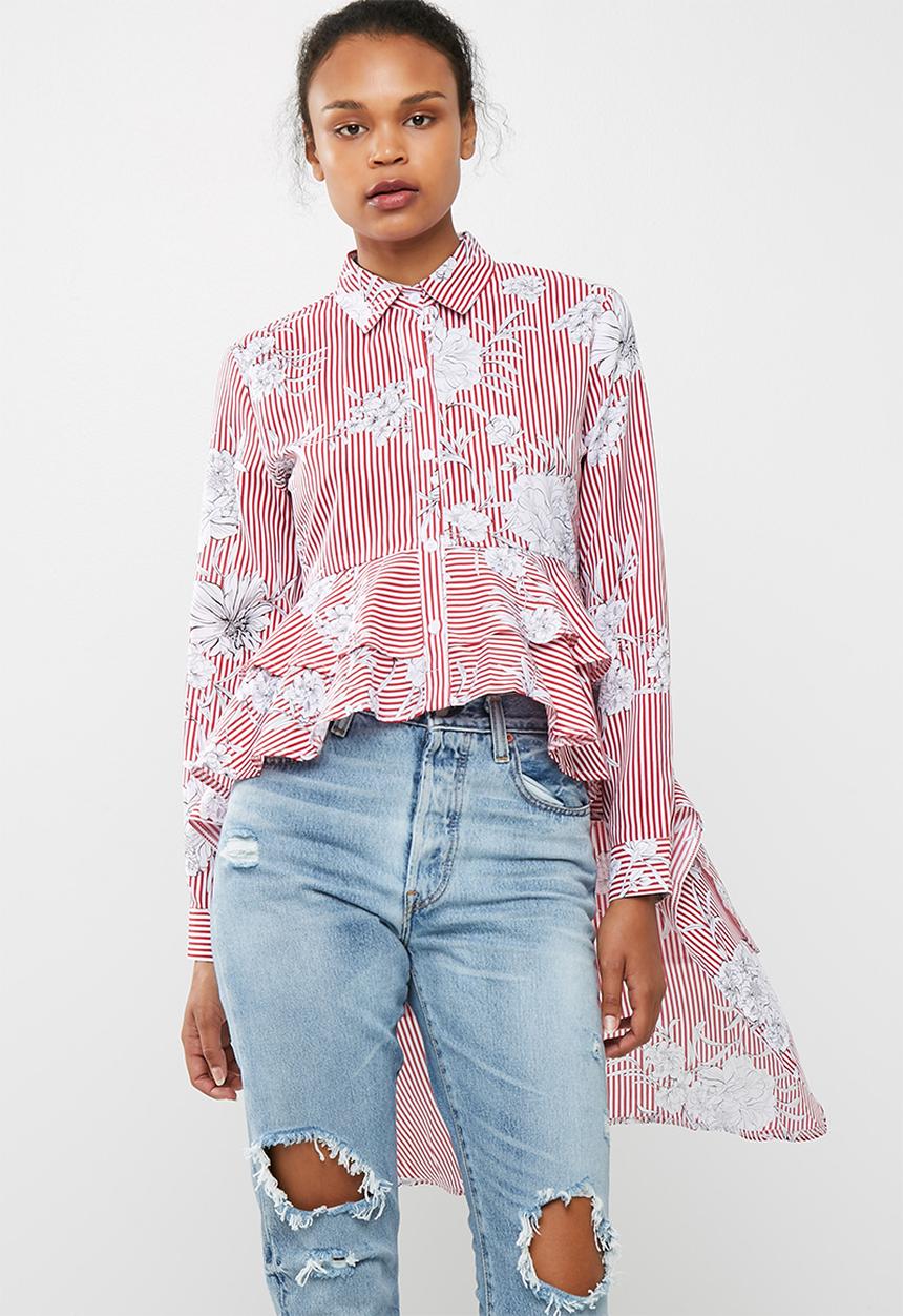 dailyfriday - Dip hem shirt
