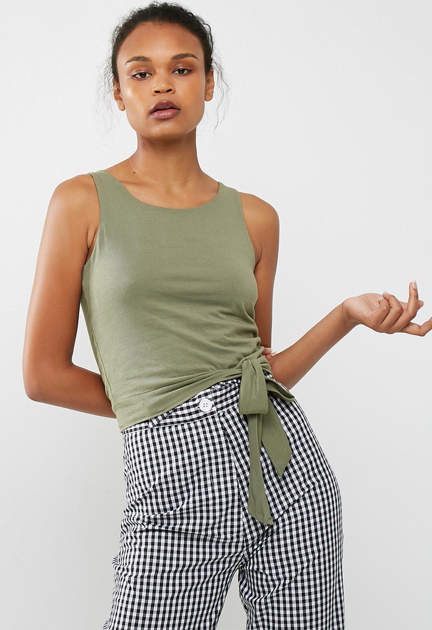 Cotton On - Tegan side tie bodycon top