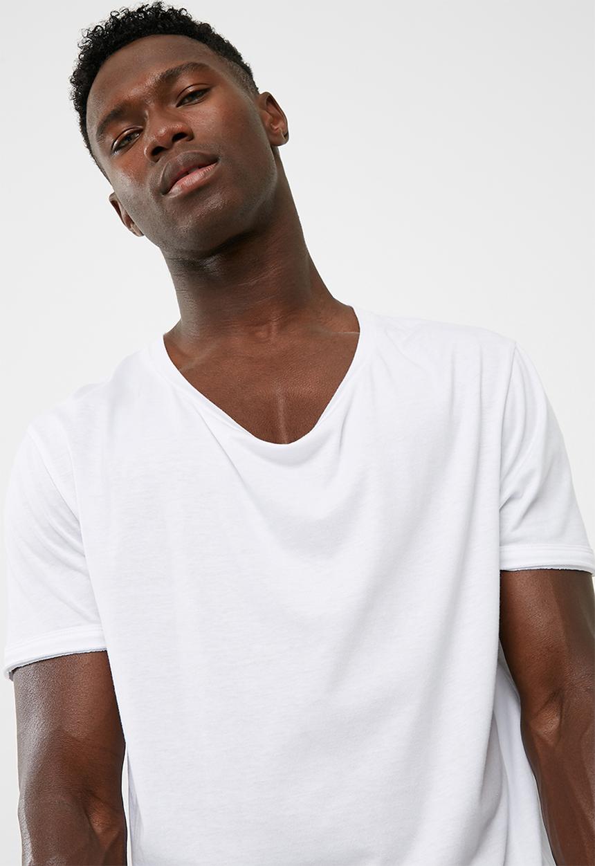basicthread - Deep Scoop Neck Tee